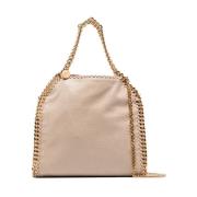 Stella McCartney Whipstitch Chain Trim Beige Väska Beige, Dam