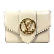 Louis Vuitton Vintage Pre-owned Laeder plnbcker Beige, Dam