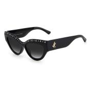 Jimmy Choo Svarta Acetat Solglasögon Black, Dam