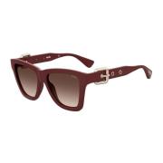 Moschino Röda Kvinnors UV-skyddssolglasögon Red, Dam