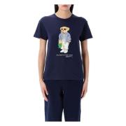 Ralph Lauren Björn T-shirt Blue, Dam