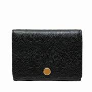 Louis Vuitton Vintage Pre-owned Laeder plnbcker Black, Unisex