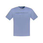 North Sails Blå Bomull T-shirt Blue, Herr