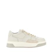 Hogan Ivory Läder Sneakers med Memory Foam White, Dam