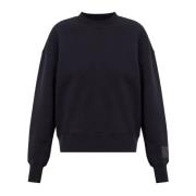 Ami Paris Sweatshirt med logotyp Black, Dam