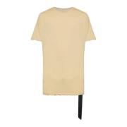 Rick Owens Bomull T-shirt Beige, Herr