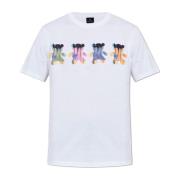 PS By Paul Smith T-shirt med tryck White, Herr