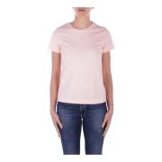 PINKO Logo Front T-shirts och Polos Pink, Dam