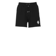 Casablanca Svarta Bermuda Shorts med Dragsko Black, Herr