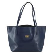 Salvatore Ferragamo Pre-owned Pre-owned Laeder axelremsvskor Blue, Dam