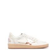 Golden Goose Läder Star Basket Sneakers White, Dam