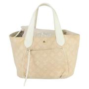 Louis Vuitton Vintage Pre-owned Canvas louis-vuitton-vskor Beige, Dam