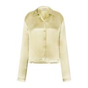 Philosophy di Lorenzo Serafini Gul Skjorta Camicia Yellow, Dam