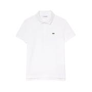 Lacoste Klassisk Polo Tröja i Mjuk Bomull White, Dam