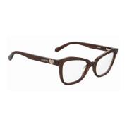 Love Moschino Stiliga Bruna Acetatglasögon för kvinnor Brown, Dam