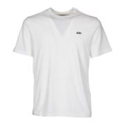 Autry Räfflad Krage Broderad Logotyp T-shirt White, Herr