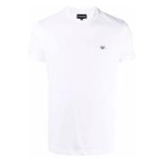 Emporio Armani Bomull T-shirt i klassisk stil White, Herr