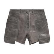 Rick Owens Denim shorts Gray, Herr