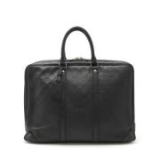 Louis Vuitton Vintage Pre-owned Laeder portfljer Black, Herr