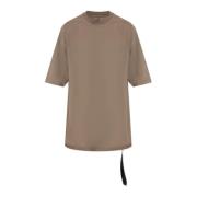 Rick Owens Bomull T-shirt Brown, Herr