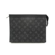 Louis Vuitton Vintage Pre-owned Tyg louis-vuitton-vskor Black, Dam