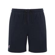 K-Way Blå Bomulls Herr Shorts Normal Passform Blue, Herr