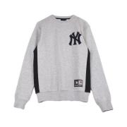 Majestic Filatures Chenille Logo Crewneck Sweatshirt Grå Gray, Herr