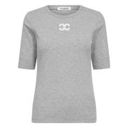 Co'Couture GrannyCC Ljusgrå T-shirt Gray, Dam