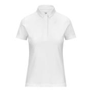 K-Way Pique Polo Shirt White, Dam