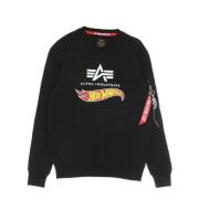 Alpha Industries Hot Wheels Flag Tröja Herr Black, Herr