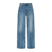 Ami Paris Utställda jeans Blue, Dam