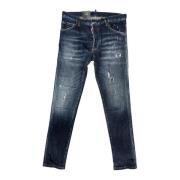 Dsquared2 Stiliga Jeans för Män Blue, Herr