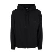 Y-3 Flanell Zippad Hoodie Black, Herr