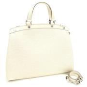 Louis Vuitton Vintage Pre-owned Tyg louis-vuitton-vskor White, Dam