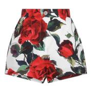 Dolce & Gabbana Ha5Kq Snygga Shorts för Män Multicolor, Dam