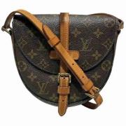 Louis Vuitton Vintage Pre-owned Canvas crossbodyvskor Brown, Dam