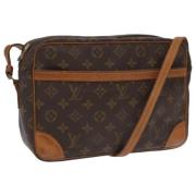 Louis Vuitton Vintage Pre-owned Canvas louis-vuitton-vskor Brown, Dam