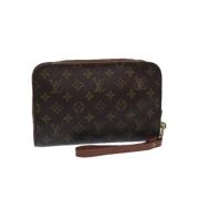 Louis Vuitton Vintage Pre-owned Canvas louis-vuitton-vskor Brown, Dam