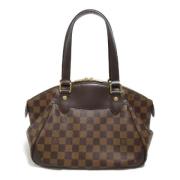 Louis Vuitton Vintage Pre-owned Canvas crossbodyvskor Brown, Dam