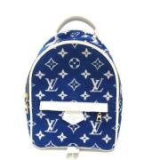 Louis Vuitton Vintage Pre-owned Tyg louis-vuitton-vskor Blue, Dam