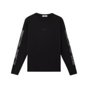 Stone Island Casual T-shirt i stenstil Black, Herr