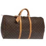 Louis Vuitton Vintage Pre-owned Canvas handvskor Brown, Dam