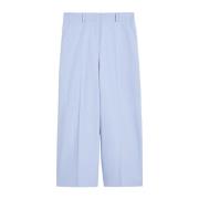 Max Mara Weekend Bomull och linnebyxor Blue, Dam