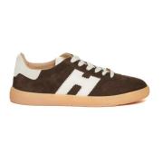 Hogan Brun Mocka Sneakers Cool Stil Brown, Herr