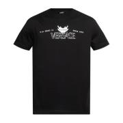 Versace T-shirt med tryck Black, Herr