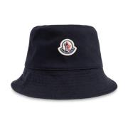 Moncler Mössa med logopatch Blue, Herr