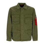 Alpha Industries Lätt arbetsjacka mörk oliv Green, Herr