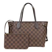 Louis Vuitton Vintage Pre-owned Canvas axelremsvskor Brown, Dam