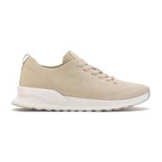 Ecoalf Arena Stickade Sneakers Beige, Dam