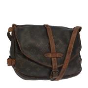 Louis Vuitton Vintage Pre-owned Canvas louis-vuitton-vskor Brown, Dam